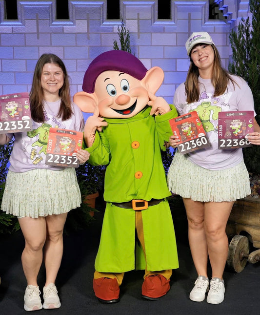DOPEY MILES FLATLAY CREW AND TEES