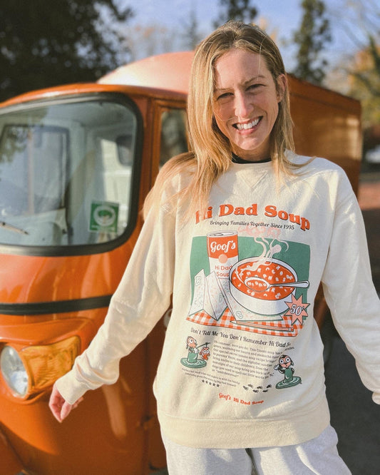 HI DAD SOUP CREWNECK SWEATSHIRT