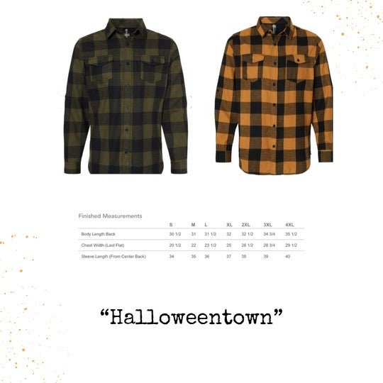 HALLOWEENTOWN FLANNEL