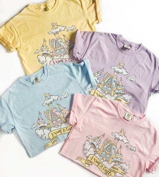 I WANT A CASTLE: T-SHIRT