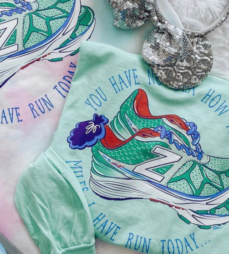 Princess Sneaks Mint Long Sleeve