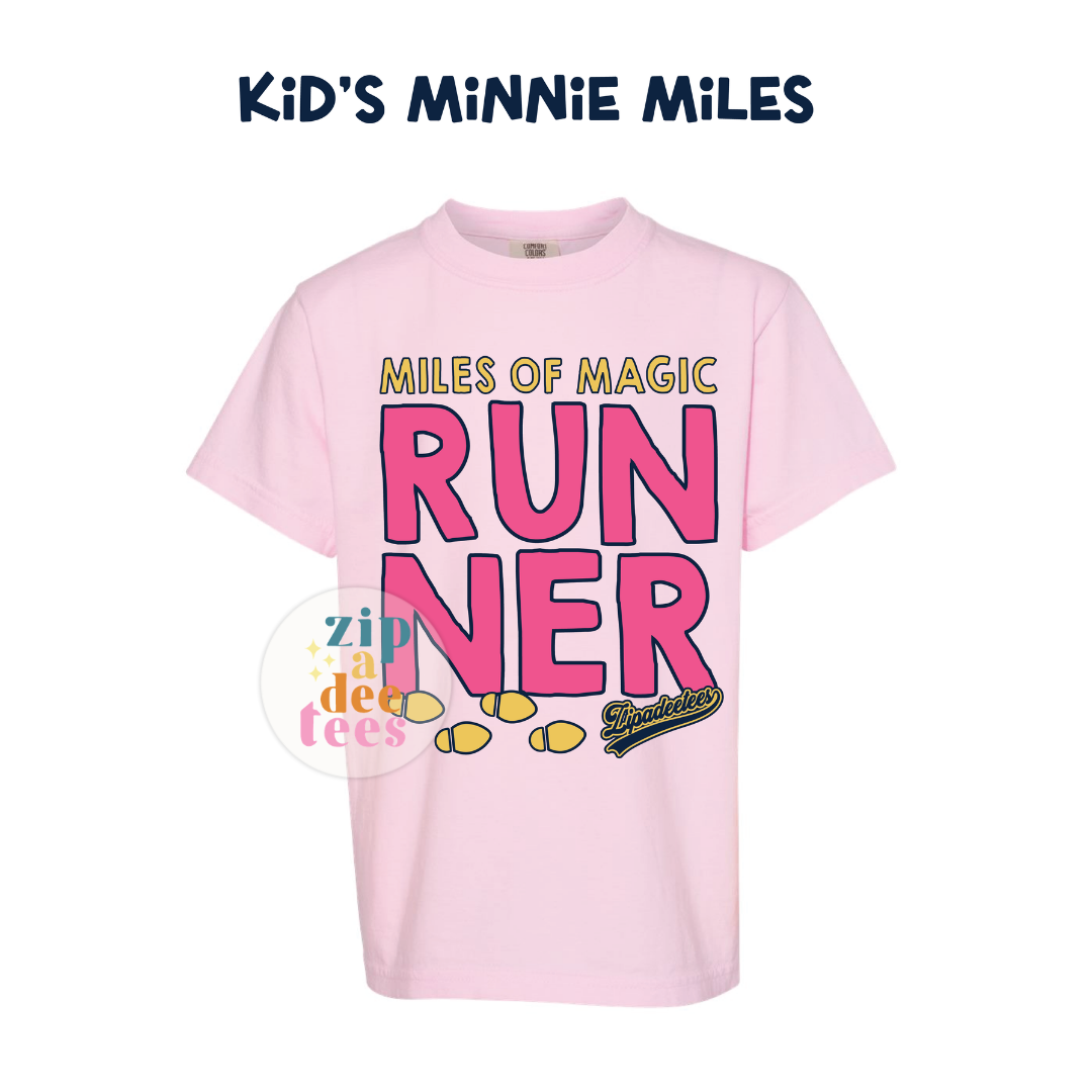 "LITTLE RUNNERS" MILES OF MAGIC TEES
