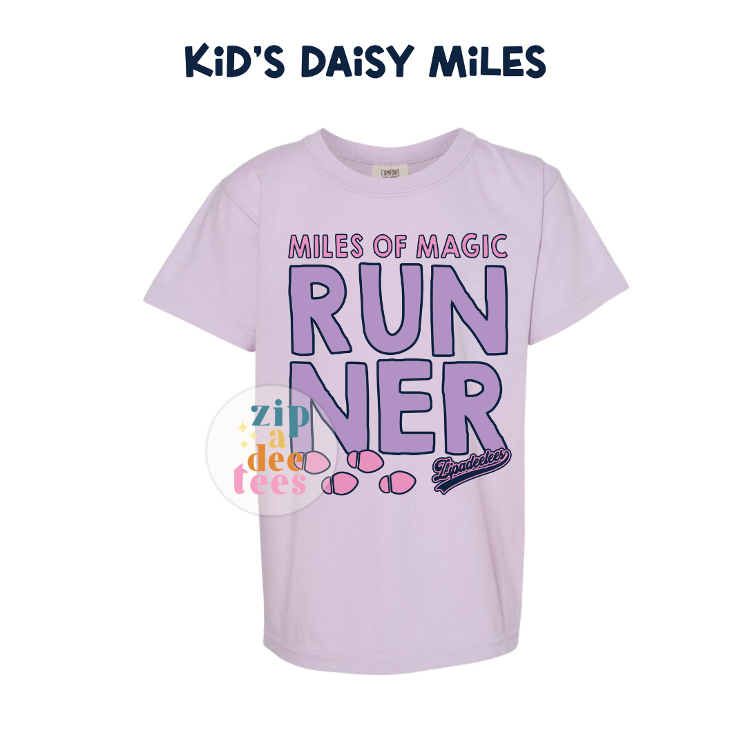 "LITTLE RUNNERS" MILES OF MAGIC TEES