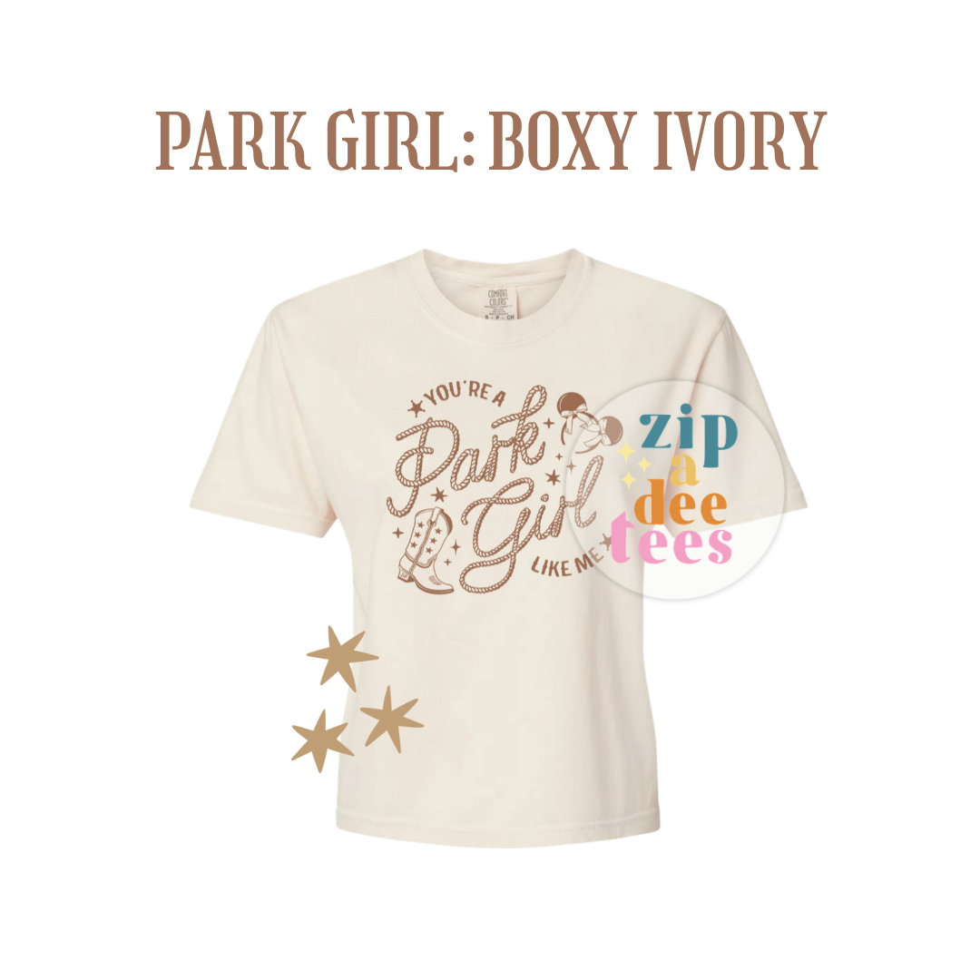 PARK GIRL *BOXY* T-SHIRT
