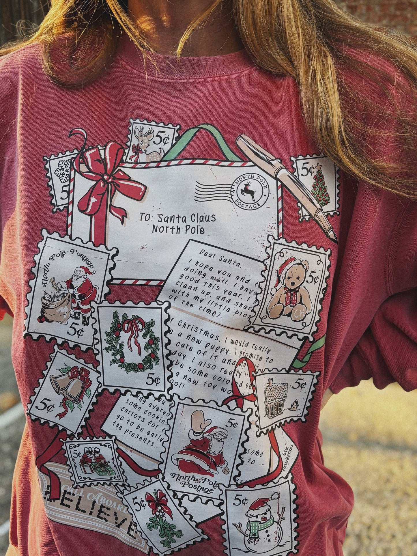 Letters to Santa Sweatshirts