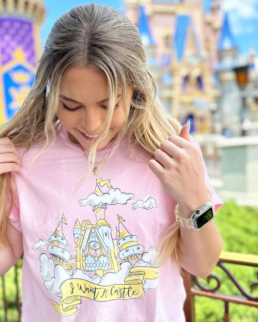 I WANT A CASTLE: T-SHIRT