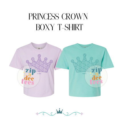 PRINCESS CROWN *BOXY* T-SHIRT