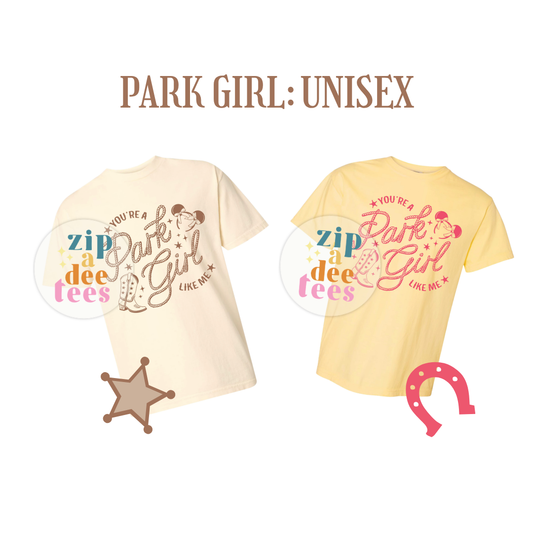 PARK GIRL UNISEX T-SHIRT