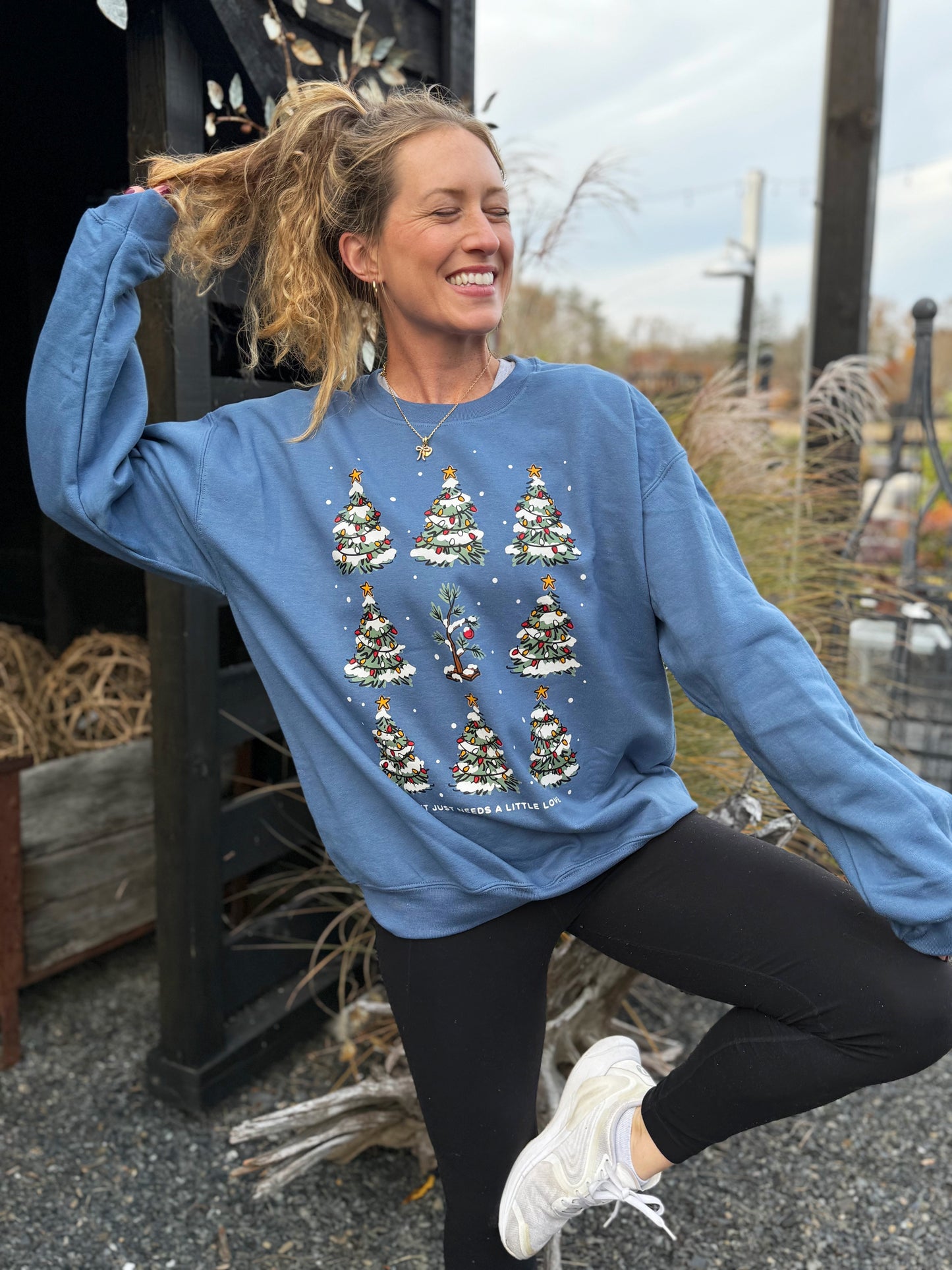 CHRISTMAS SAPLING: CREWNECK SWEATSHIRT