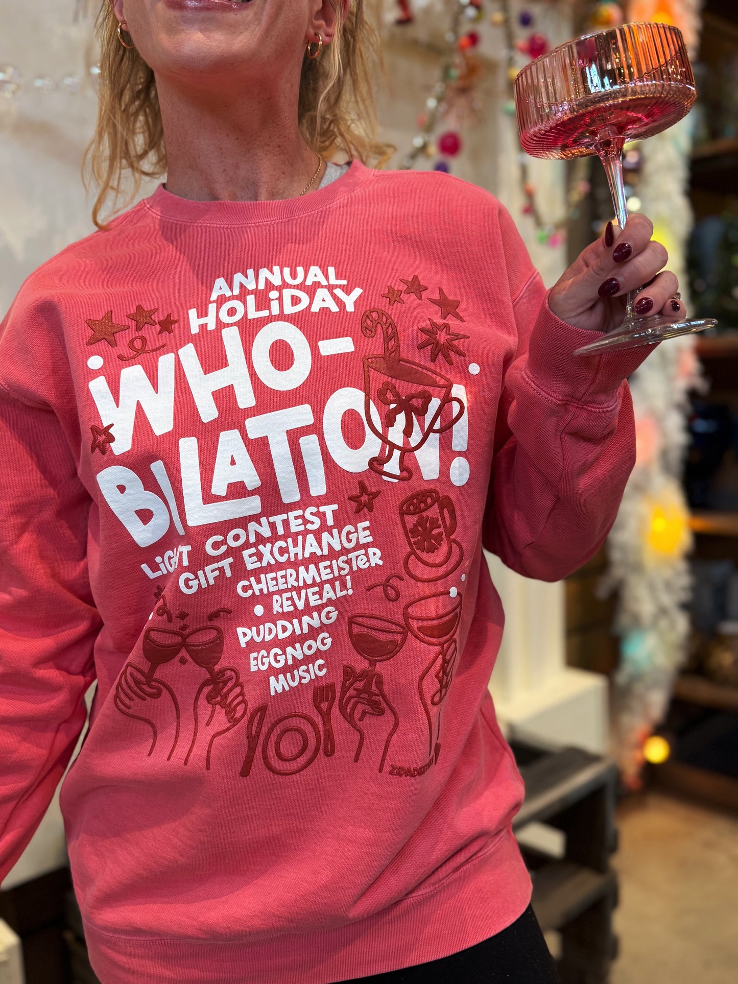 ANNUAL HOLIDAY WHO-BILATION! CREWNECK SWEATSHIRT