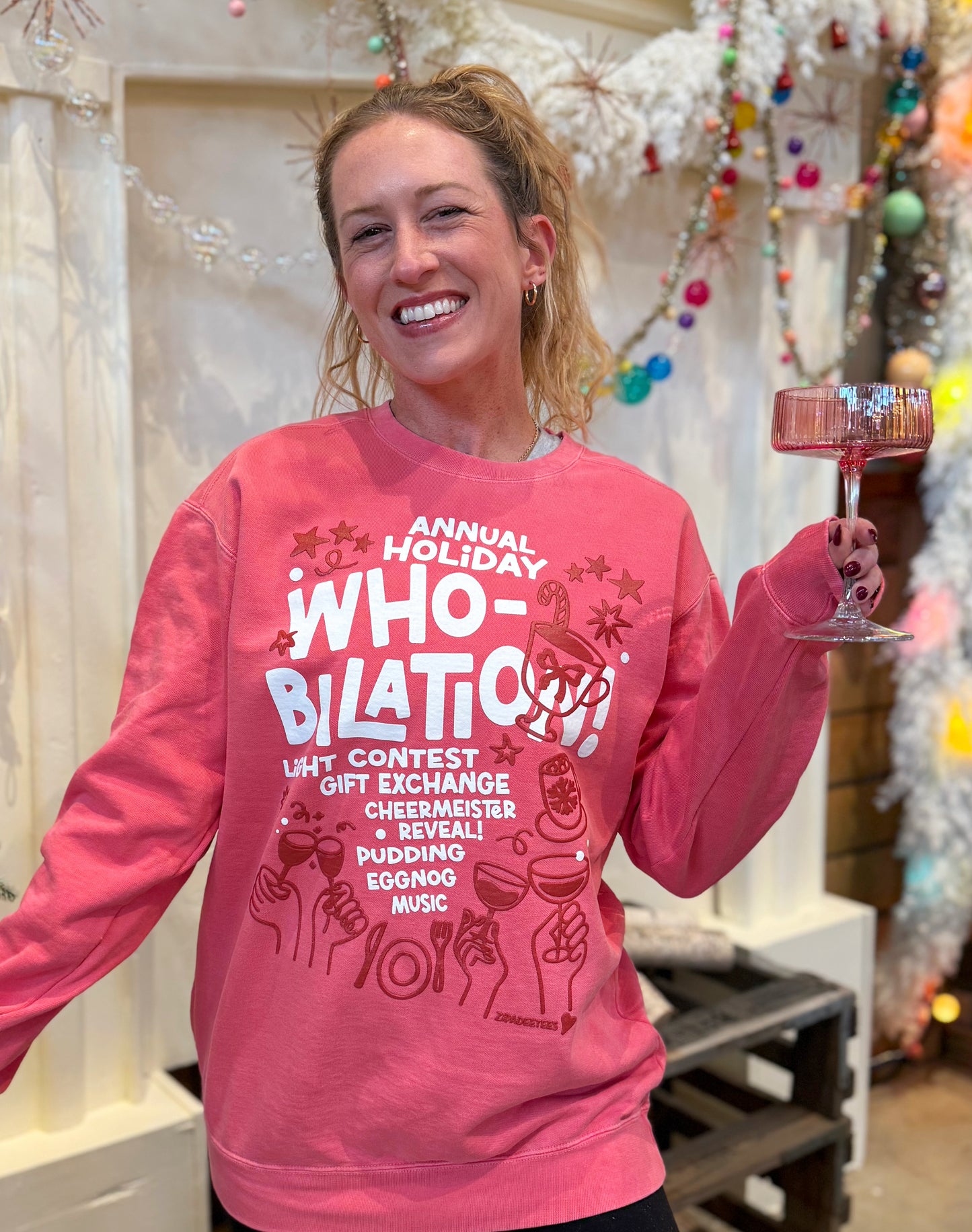 ANNUAL HOLIDAY WHO-BILATION! CREWNECK SWEATSHIRT