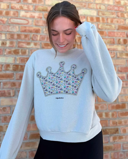 Princess Crown Sweatshirt: WOMEN'S STYLE