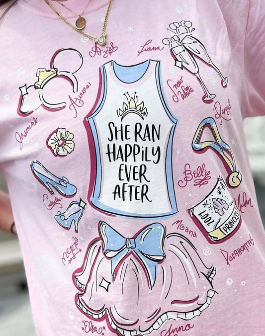 She Ran Happily Ever After: Tee