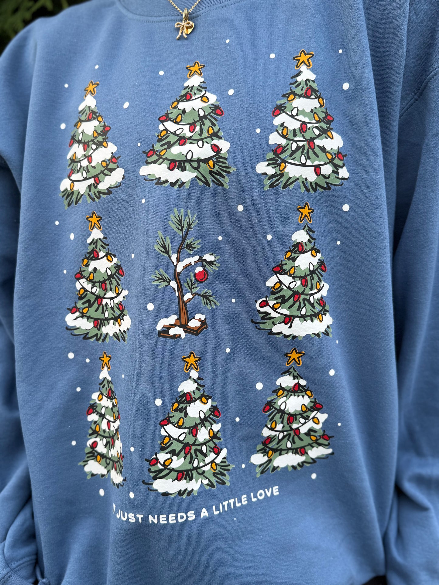 CHRISTMAS SAPLING: CREWNECK SWEATSHIRT