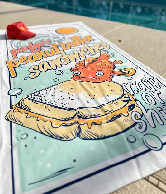 Pudge the Fish Towels