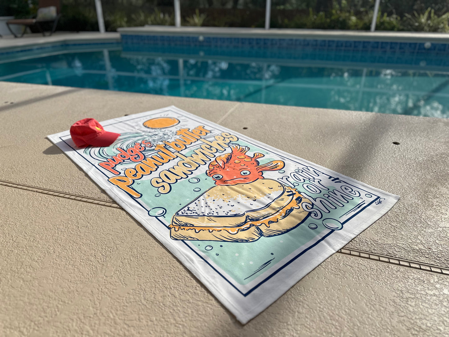 Pudge the Fish Towels